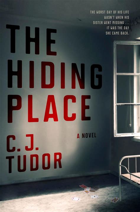 Editions of The Hiding Place by C.J. Tudor 